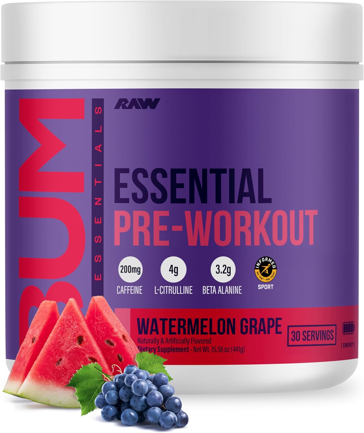 Essential Pre-Workout — Watermelon Grape